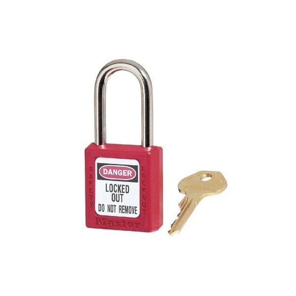 Nmc Red W/1 3/4 Body Safety Lock-Out Padl MP410R - main